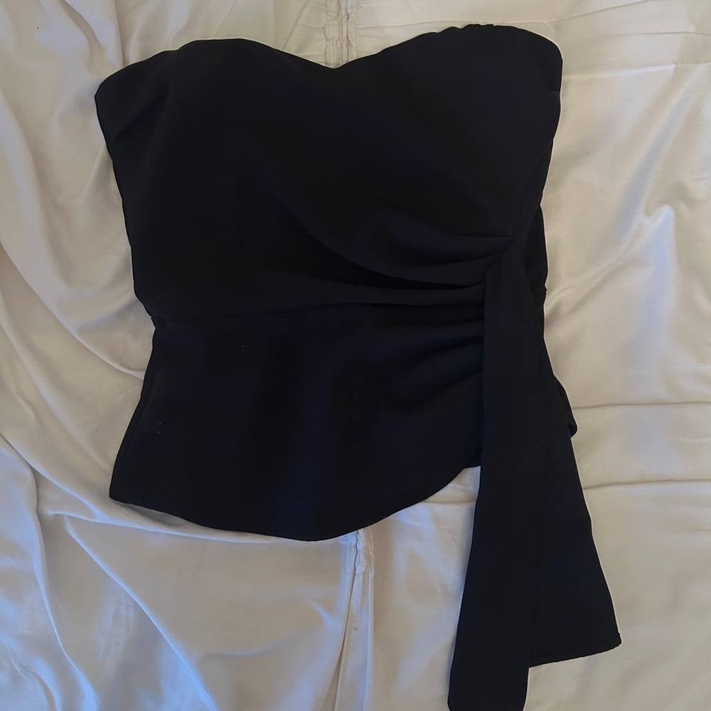 Zara Black Strapless Top
